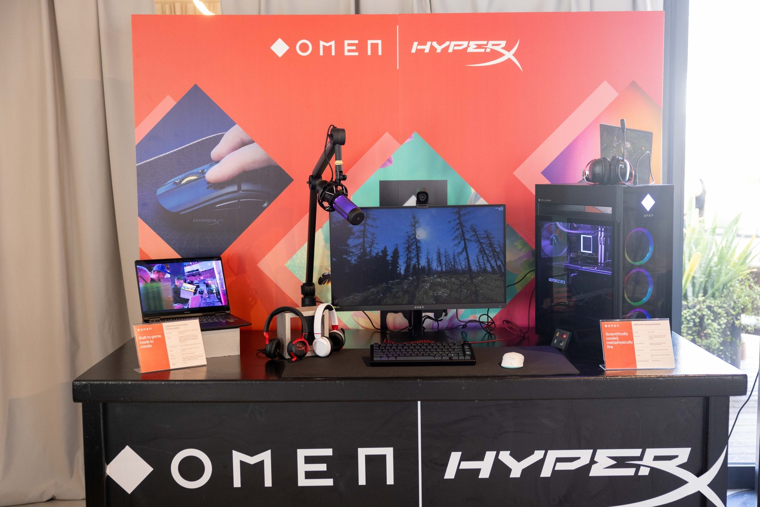 Hp New AI Omen and Hyperx Products